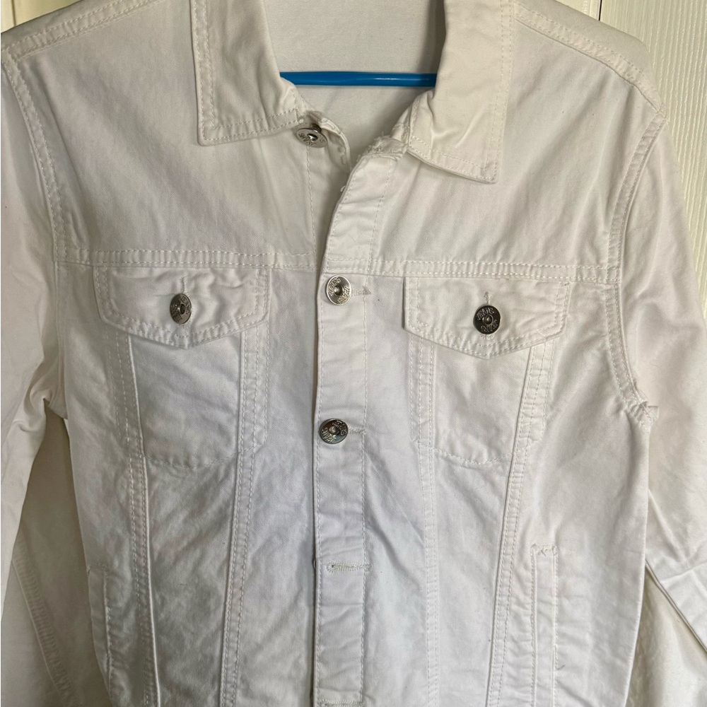White Denim Jacket
